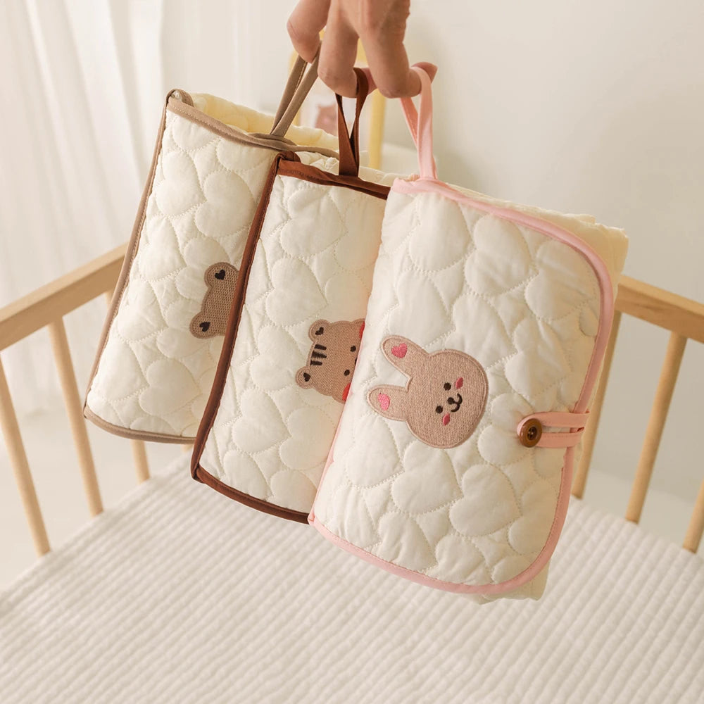 Baby Foldable Changing Mat | Portable Waterproof Nappy Change Pad for Newborns