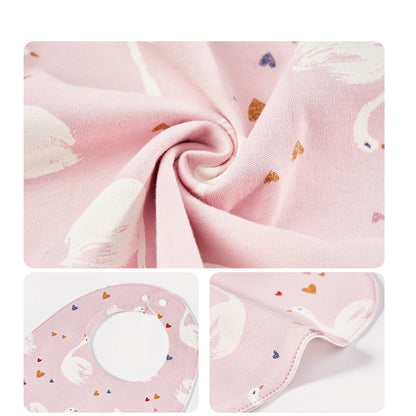 Baby Feeding Bib | Soft Cotton Adjustable Waterproof Bib for Newborns & Infants