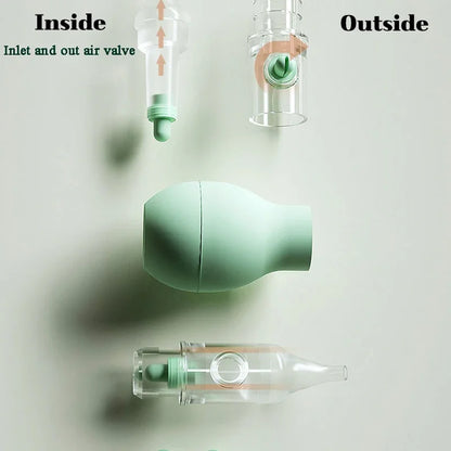Baby Nasal Aspirator | Soft Silicone Nose Cleaner & Snot Sucker for Newborns, Anti-Backflow