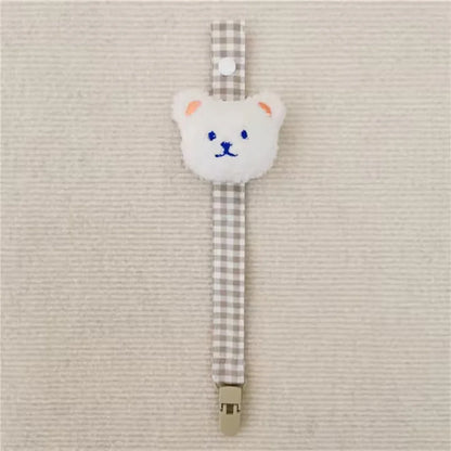 Baby Pacifier Clip Chain | Cute Bear Dummy Holder for Newborns