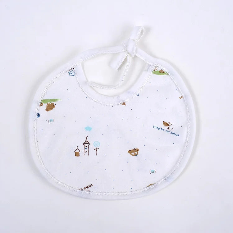 5-Piece Newborn Baby Clothing Set | Cartoon Cotton Tops & Pants 0-3 Months