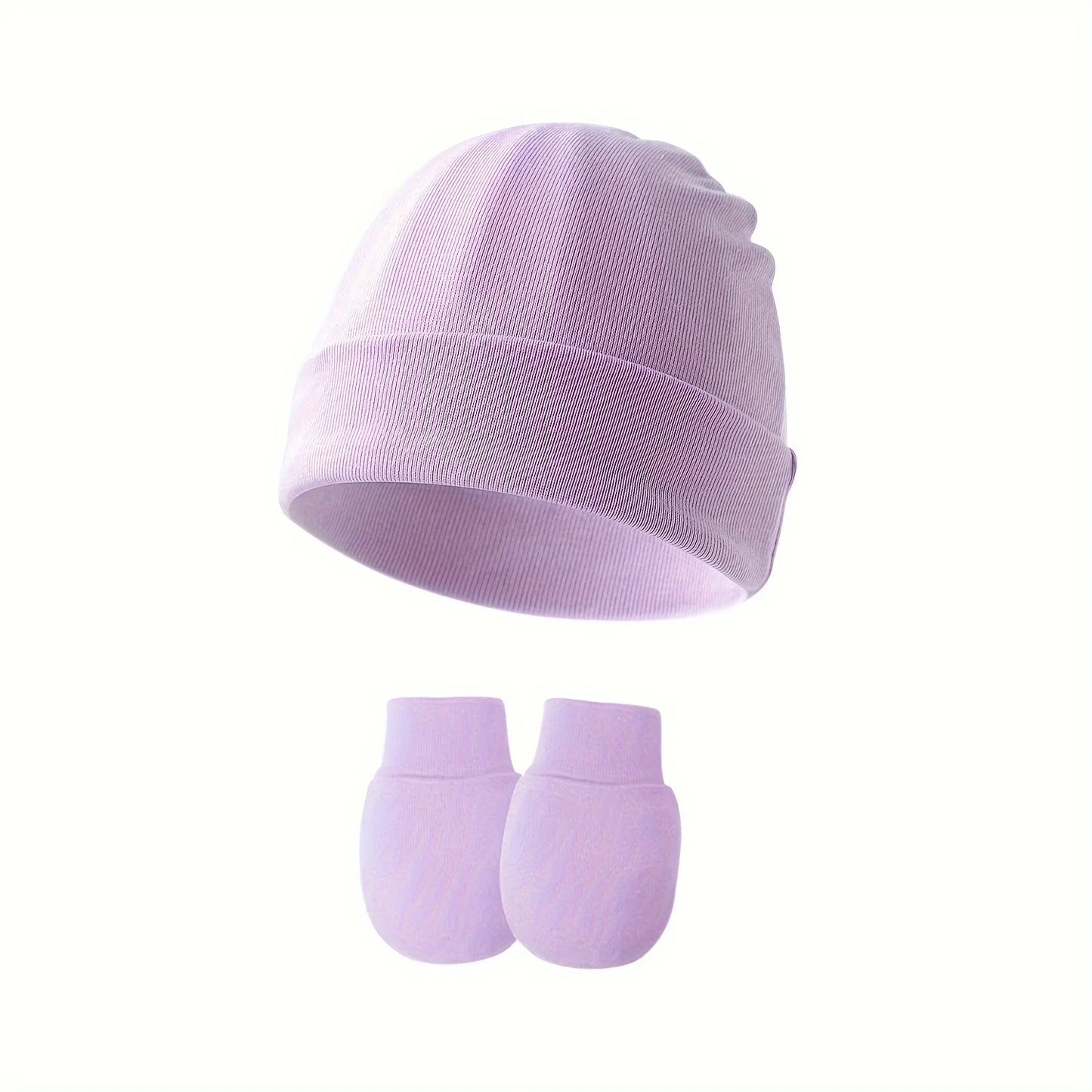 4-Pack Baby No-Scratch Mittens | Newborn Cotton Mittens for Boys & Girls