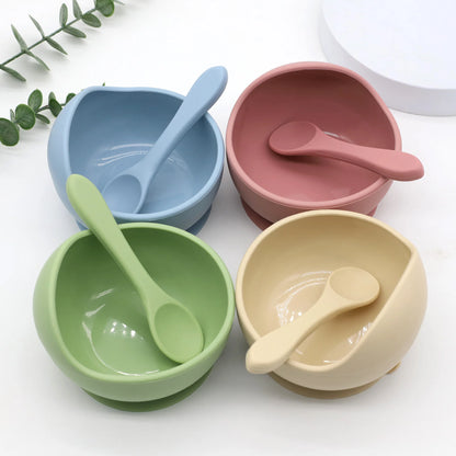 Baby Silicone Bowl & Spoon Set