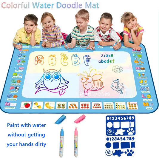 Kids Water Doodle Drawing Mat | Mess-Free Montessori Colouring Mat for Toddlers 3–8 Years