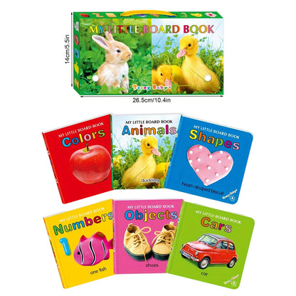 Baby Colourful Pattern Card Books | Interactive Sensory Toy for Newborn Early Development