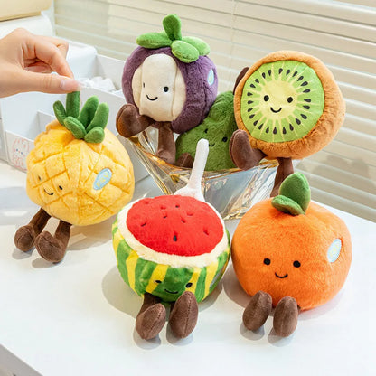 Fruit Plush Toy | Soft Stuffed Plushie for Babies & Kids | 10 Fruit Designs