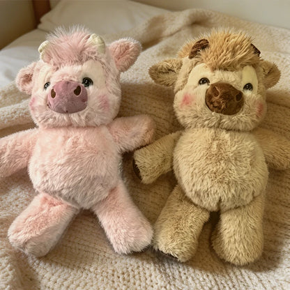 Highland Calf Plush Toy | Soft 40cm Stuffed Animal Doll for Babies & Kids