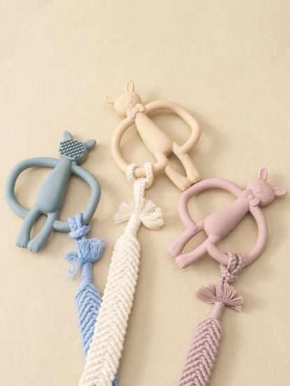 Silicone Rabbit Teether for Babies & Newborns