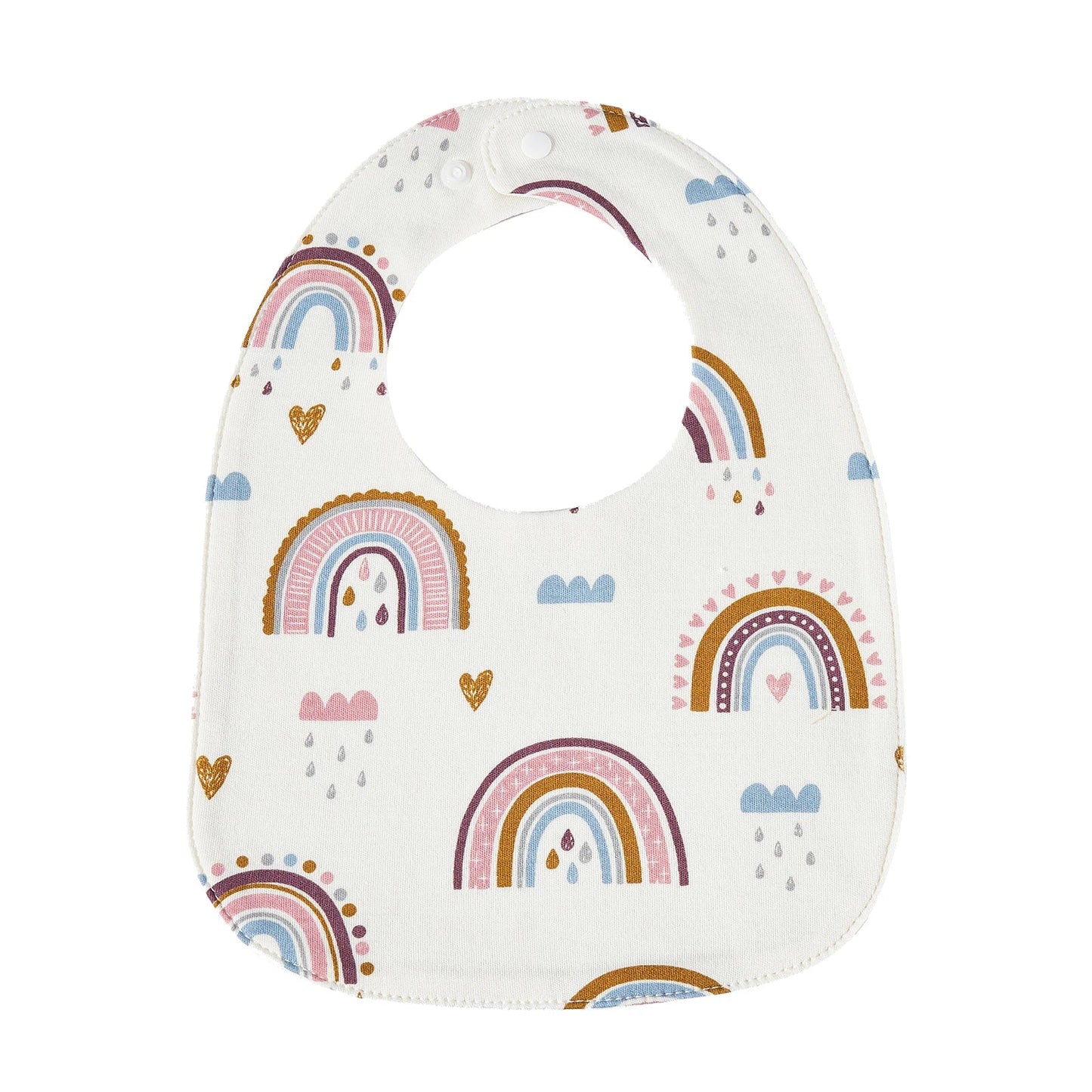 Baby Feeding Bib | Soft Cotton Adjustable Waterproof Bib for Newborns & Infants