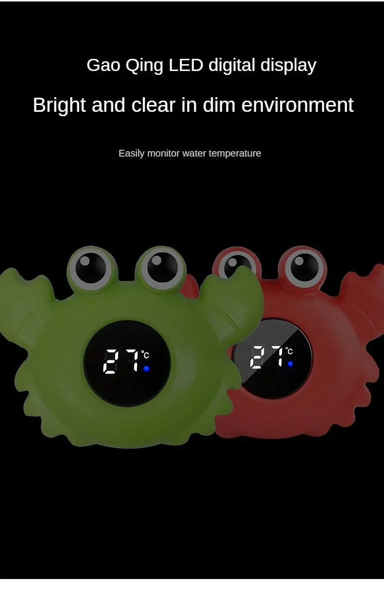 Baby Bath Thermometer | Floating Water Temperature Tester with LED Display