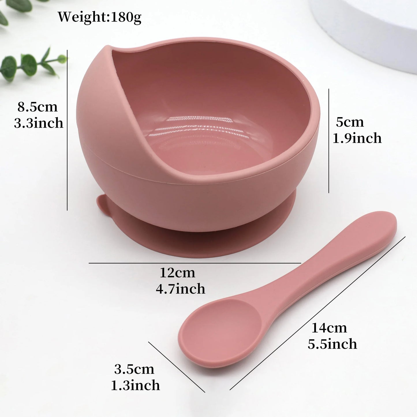 Baby Silicone Bowl & Spoon Set
