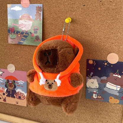 Capybara Plush Toy with Wings & Hoodie | Soft Stuffed Animal Gift