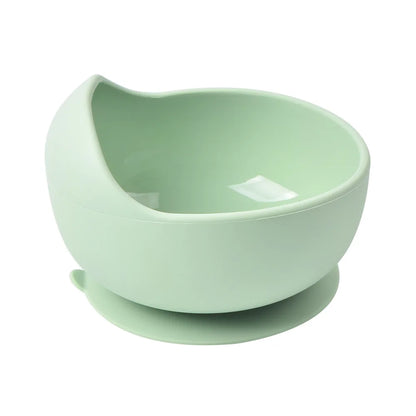 Baby Silicone Suction Bowl with Spoon | Waterproof Kids Feeding Tableware