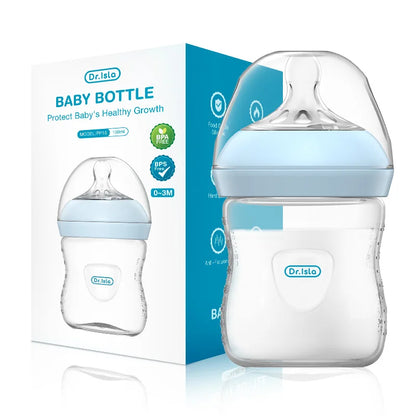PP Baby Bottle with Handle | Anti-Colic Newborn Feeding Bottle 150ml / 240ml / 330ml