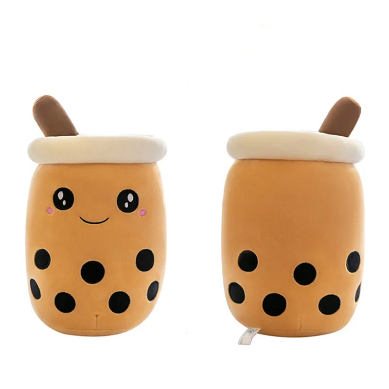 Kawaii Boba Bubble Tea Plush Toy | Soft Stuffed Milk Cup Pillow | 14 Styles | 24cm
