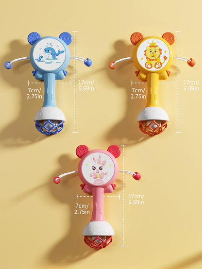 Baby Rattle Teether Hand Bell Toy