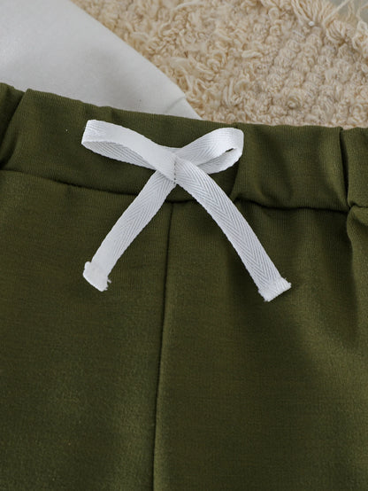 Baby Contrast Colour Sweatshirt & Jogger Set