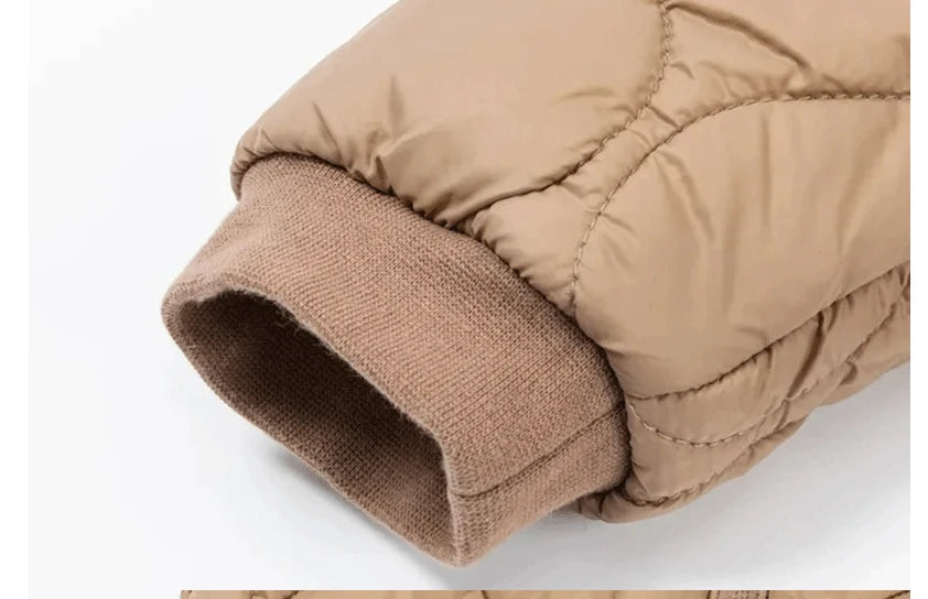 Winter Hooded Baby Romper — Fleece Lined, Warm & Cosy