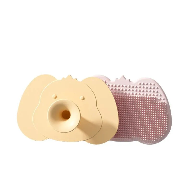 Baby Silicone Shampoo & Massage Bath Brush | Soft Hair Comb & Scalp Care Tool