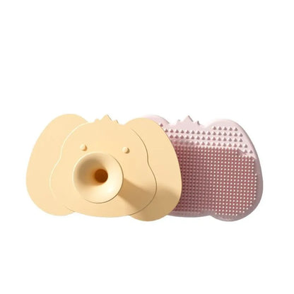 Baby Silicone Shampoo & Massage Bath Brush | Soft Hair Comb & Scalp Care Tool
