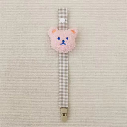 Baby Pacifier Clip Chain | Cute Bear Dummy Holder for Newborns