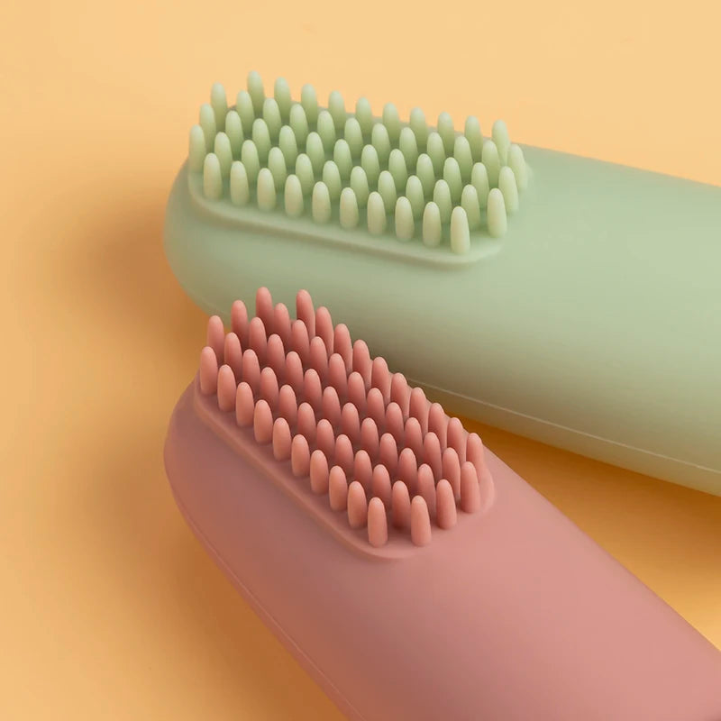 Soft Silicone Baby Finger Toothbrush | BPA-Free Infant Oral Care 0–24 Months