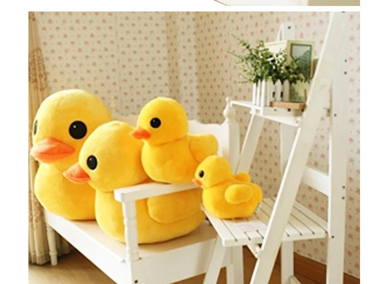 Kawaii Yellow Duck Plush Toy | Soft Stuffed Animal in 3 Sizes