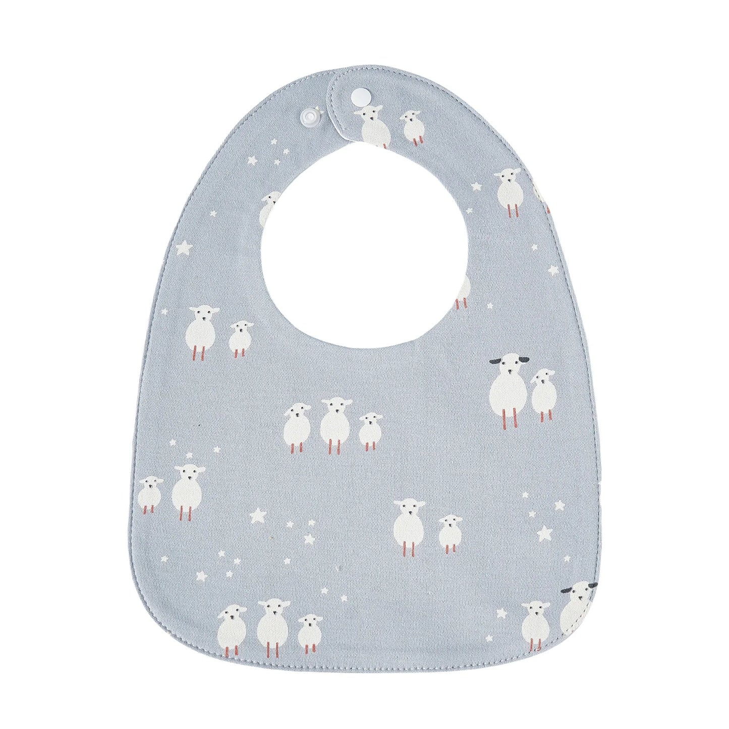 Baby Feeding Bib | Soft Cotton Adjustable Waterproof Bib for Newborns & Infants