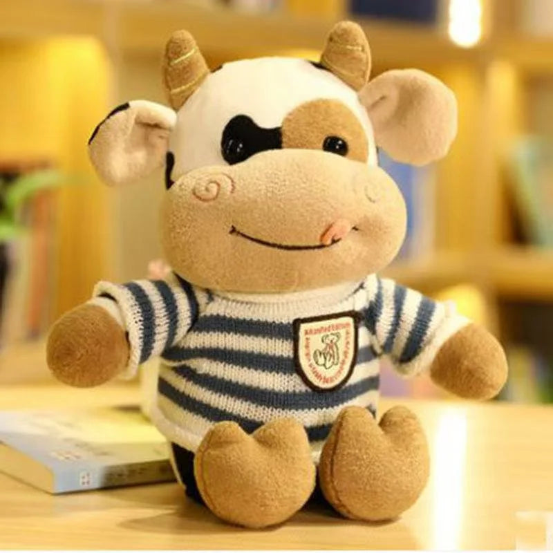 Cute Cow Plush Toy | Soft Stuffed Animal Rag Doll | 13 Styles