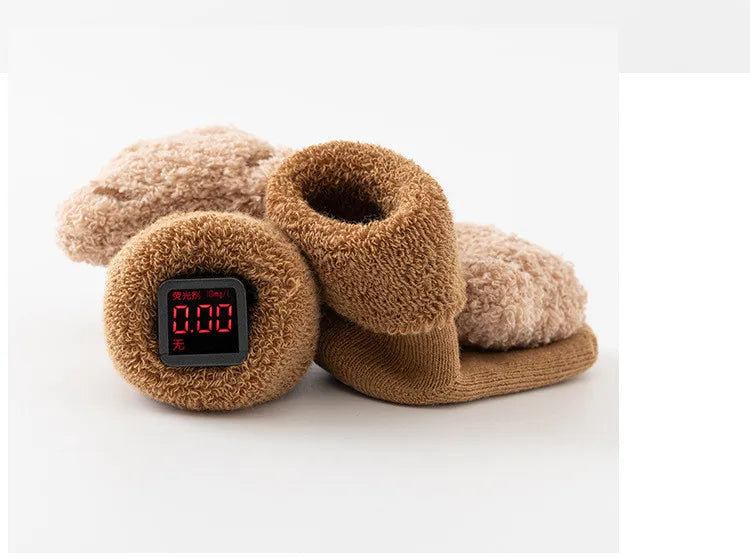 Baby Bear Socks | Soft Cotton Anti-Slip Newborn & Toddler Socks 0-3 Years