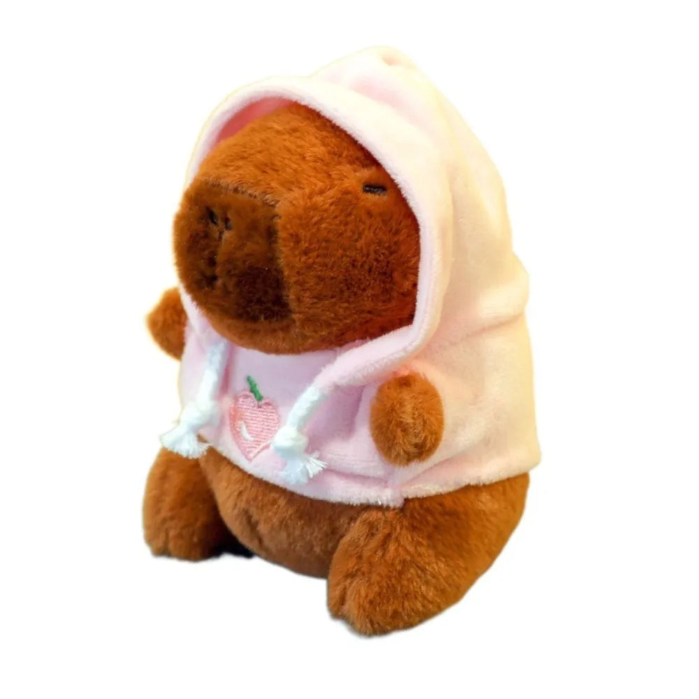 Capybara Plush Toy with Wings & Hoodie | Soft Stuffed Animal Gift