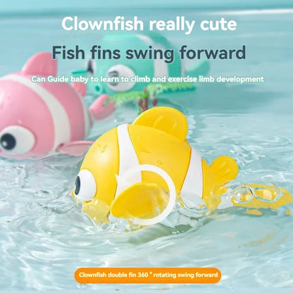 Baby Clown Fish Bath Toy Set | 3-Piece Water Play Set for Toddlers