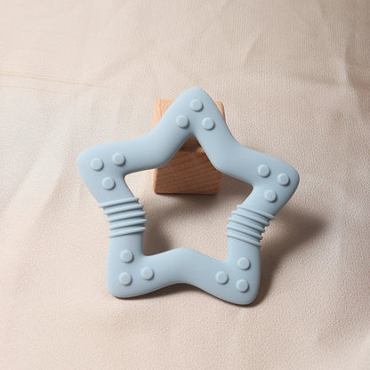 Baby Star & Heart Silicone Teether