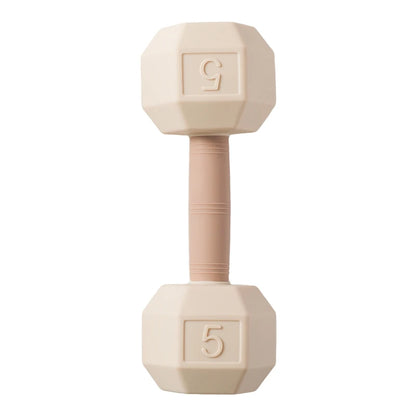 Silicone Baby Dumbbell Rattle | Cartoon Sensory Crib Toy for Newborns 0–12 Months