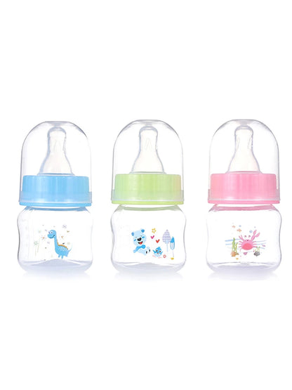 50ml Mini Portable Baby Nursing Bottle | BPA-Free Newborn Feeder for Milk, Juice & Fruit | 3 Colours