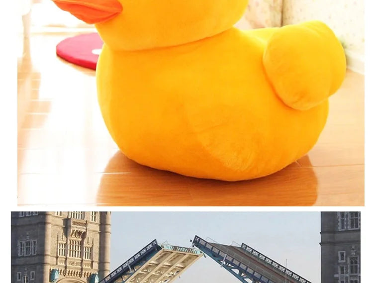 Kawaii Yellow Duck Plush Toy | Soft Stuffed Animal in 3 Sizes