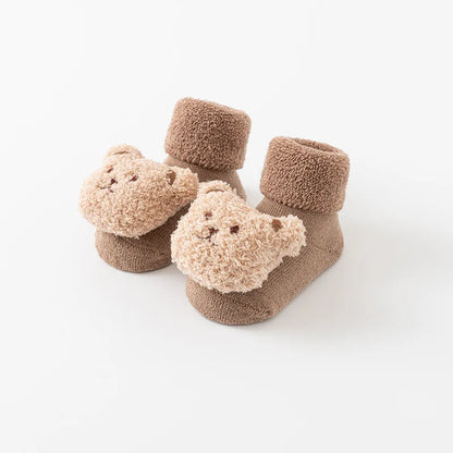 Baby Bear Socks | Soft Cotton Anti-Slip Newborn & Toddler Socks 0-3 Years