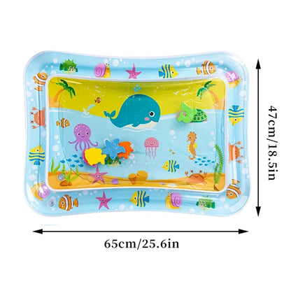 Baby Inflatable Water Play Mat | Tummy Time Sensory Toy for Infants 0–12 Months