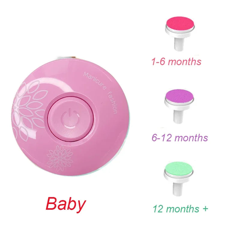 Electric Baby Nail Clipper & Hygiene Kit | Safe Trimmer, Polisher & Manicure Set for Newborns