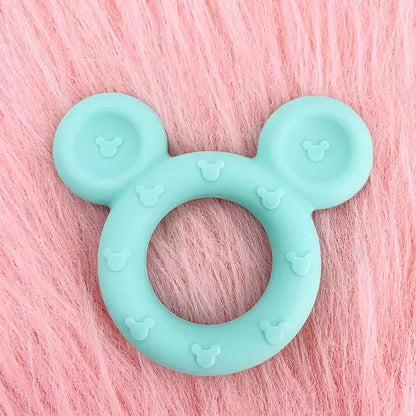 Silicone Turtle Baby Teether | Food-Grade Soft Tortoise Teething Toy | 8 Colours