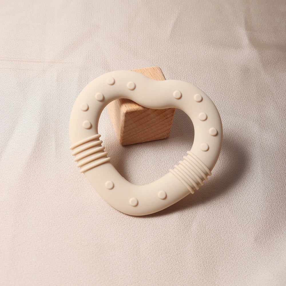 Baby Star & Heart Silicone Teether