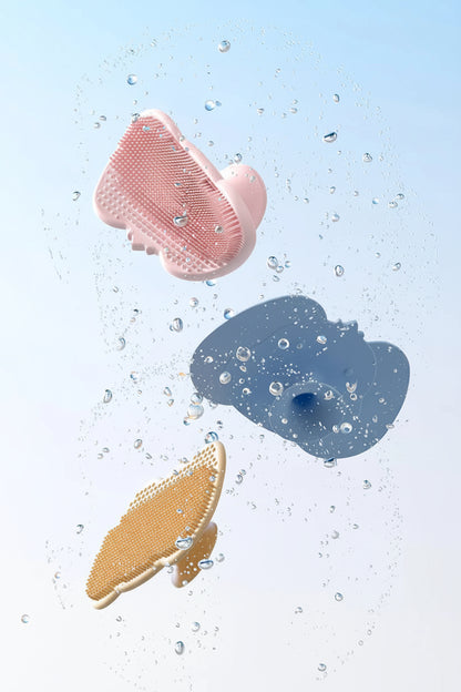 Baby Silicone Shampoo & Massage Bath Brush | Soft Hair Comb & Scalp Care Tool