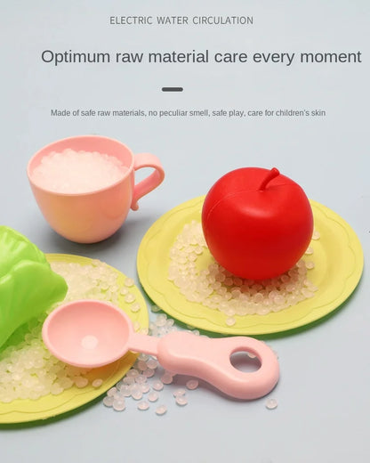 Kids Kitchen Sink Toy | Pretend Play Dish Wash Set for Children