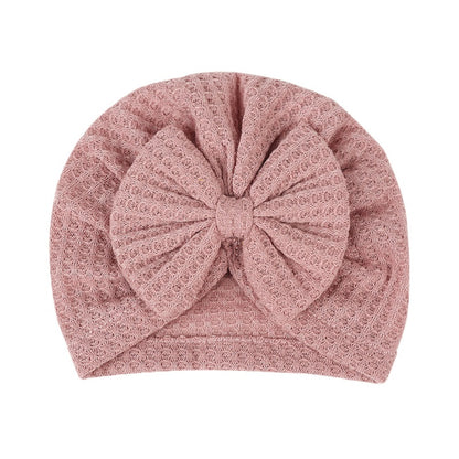 Baby Turban Bow Knot Hat | Soft Beanie Headwrap for Newborns & Toddlers